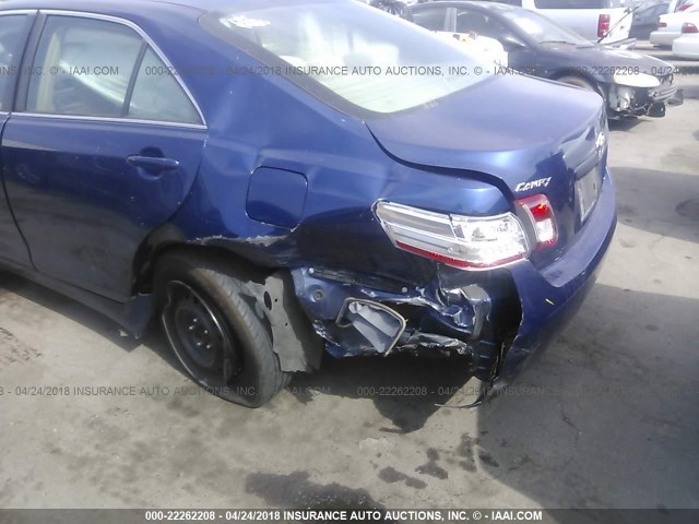 4T4BF3EK8AR022701 - 2010 TOYOTA CAMRY SE/LE/XLE BLUE photo 6