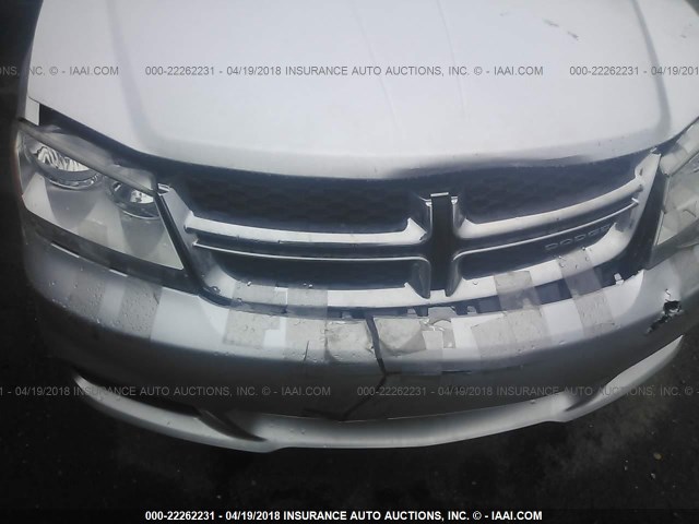 1C3CDZCB5CN165976 - 2012 DODGE AVENGER SXT SILVER photo 6