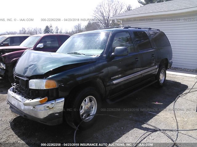 3GKFK16T31G276928 - 2001 GMC YUKON XL K1500 GREEN photo 2