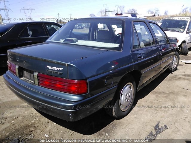 1G1LD55M3TY103678 - 1996 CHEVROLET CORSICA GREEN photo 4