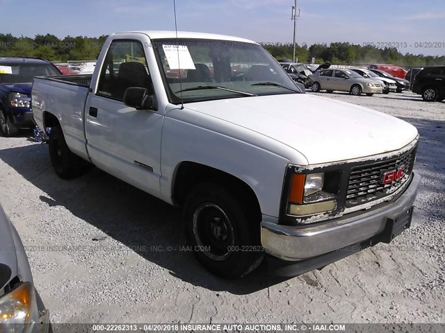 1GTEC14W4VZ507665 - 1997 GMC SIERRA C1500 WHITE photo 1