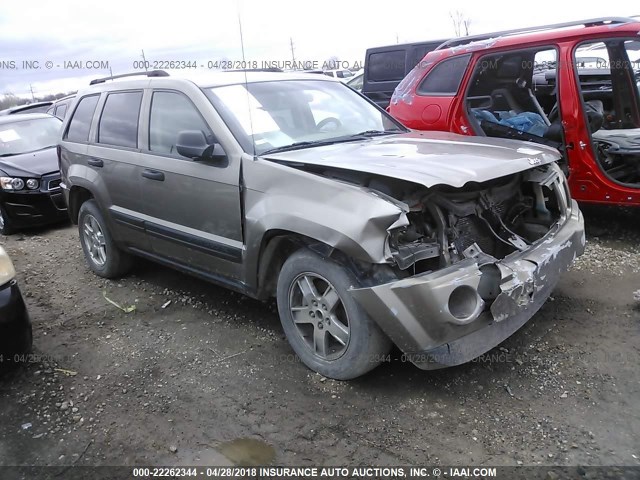1J4GS48KX5C580086 - 2005 JEEP GRAND CHEROKEE LAREDO/COLUMBIA/FREEDOM 金色 照片 1