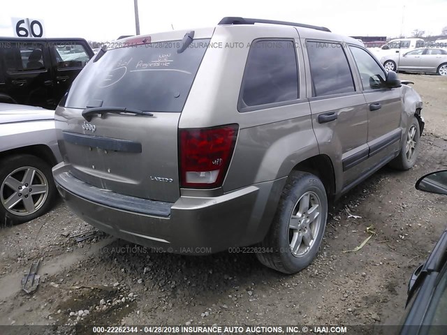1J4GS48KX5C580086 - 2005 JEEP GRAND CHEROKEE LAREDO/COLUMBIA/FREEDOM 金色 照片 4