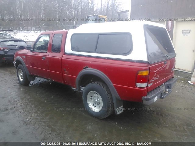 1FTZR15V8XTA66344 - 1999 FORD RANGER SUPER CAB RED photo 3