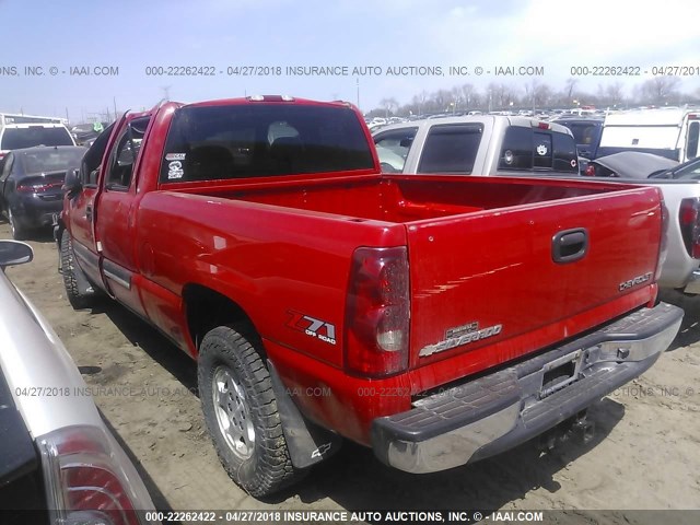 2GCEK19T531293356 - 2003 CHEVROLET SILVERADO K1500 RED photo 3