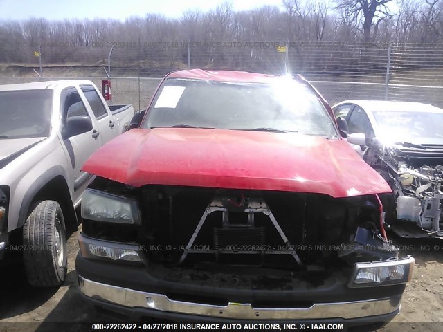 2GCEK19T531293356 - 2003 CHEVROLET SILVERADO K1500 RED photo 6