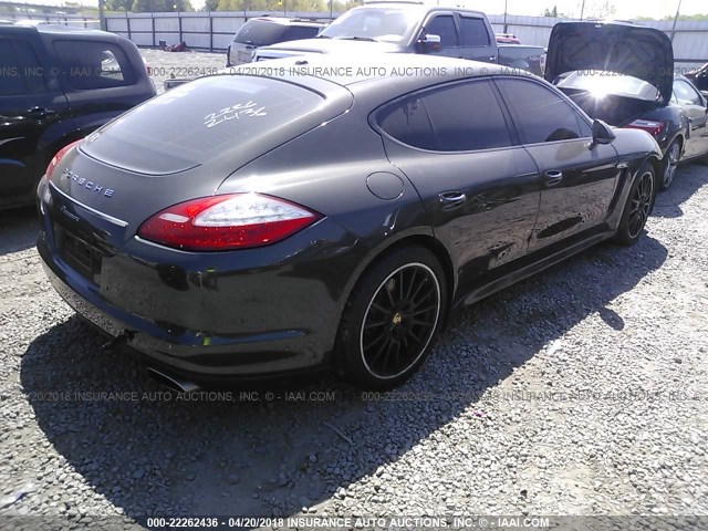 WP0AA2A77CL015235 - 2012 PORSCHE PANAMERA 2/4 BLACK photo 4