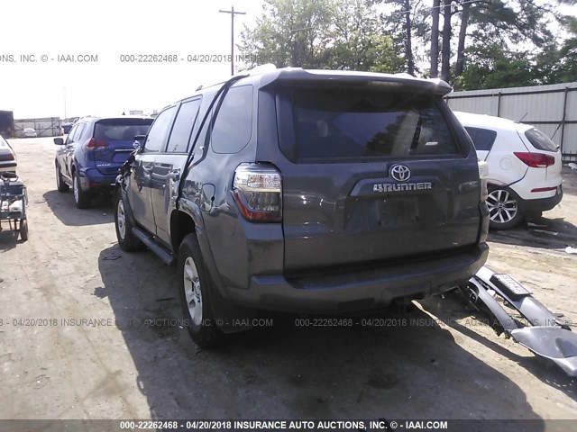 JTEZU5JR4F5103466 - 2015 TOYOTA 4RUNNER SR5/LIMITED GRAY photo 3