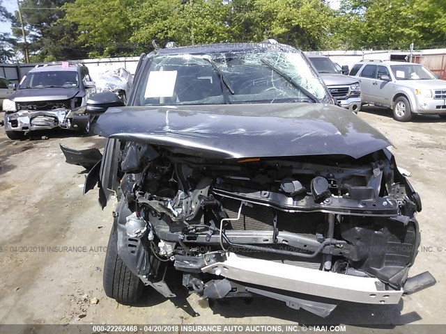 JTEZU5JR4F5103466 - 2015 TOYOTA 4RUNNER SR5/LIMITED GRAY photo 6