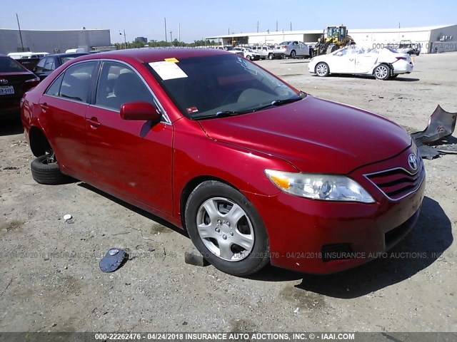 4T1BF3EK0BU741579 - 2011 TOYOTA CAMRY SE/LE/XLE RED photo 1