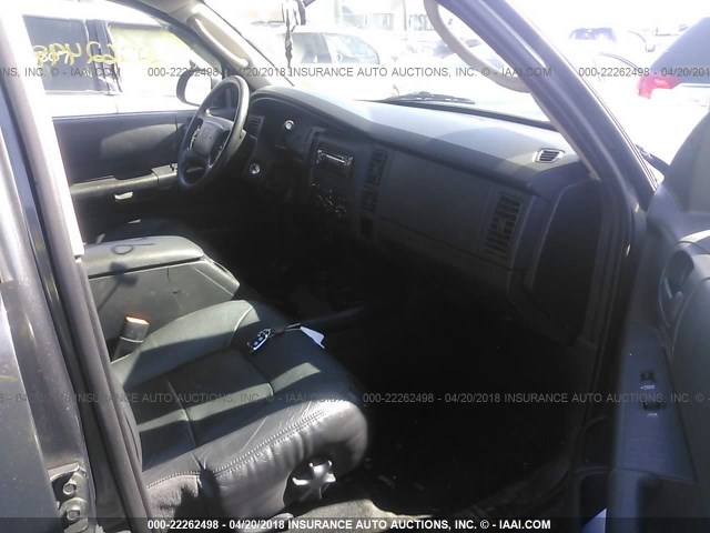 1D4HS48NX3F630746 - 2003 DODGE DURANGO SLT GRAY photo 5