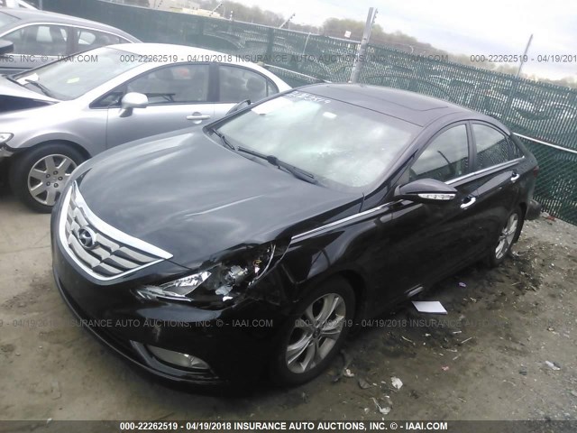 5NPEC4AB6BH297592 - 2011 HYUNDAI SONATA SE/LIMITED BLACK photo 2