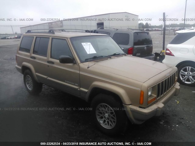 1J4FT78S7XL535443 - 1999 JEEP CHEROKEE LIMITED GOLD photo 1