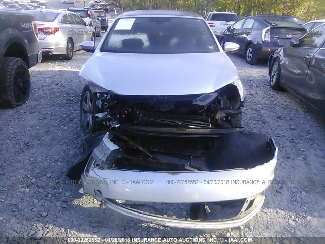 WVWFW7AH3CV000572 - 2012 VOLKSWAGEN EOS LUX/EXECUTIVE Argent photo 6