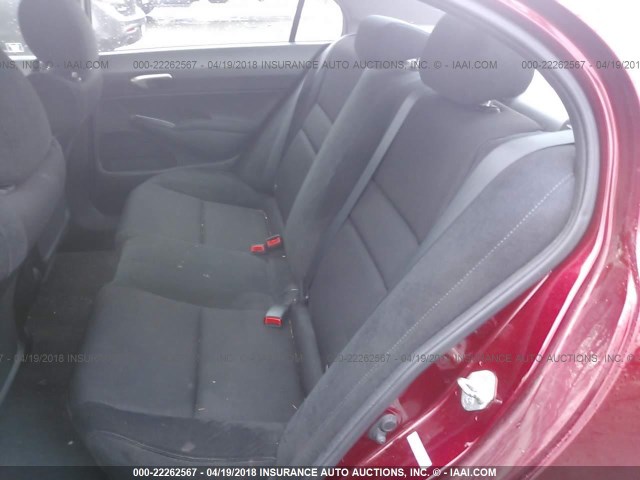 2HGFA1F66BH514458 - 2011 HONDA CIVIC LX-S 红色 照片 8