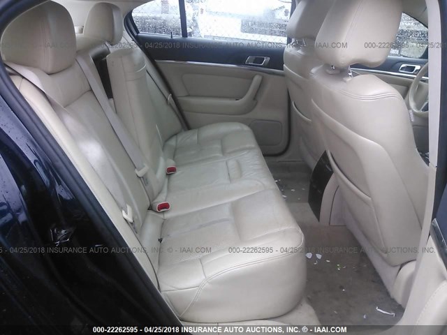 1LNHM94R89G621538 - 2009 LINCOLN MKS BLUE photo 8
