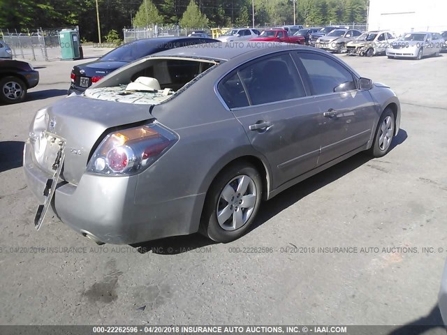 1N4AL21E37N436460 - 2007 NISSAN ALTIMA 2.5/2.5S GRAY photo 4