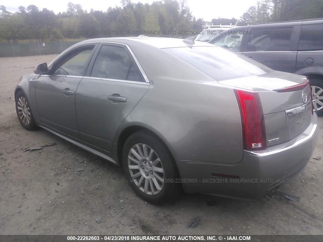 1G6DE5EG1A0104328 - 2010 CADILLAC CTS LUXURY COLLECTION GOLD photo 3