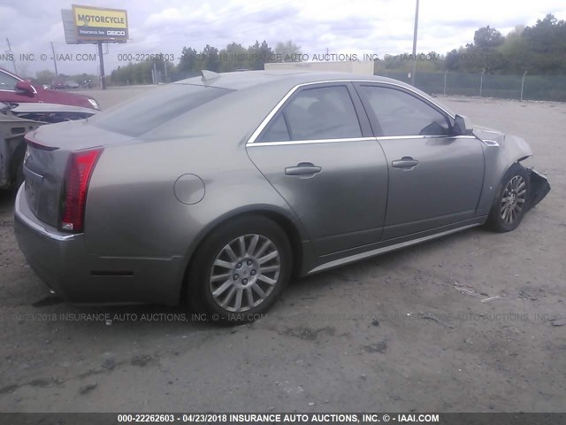 1G6DE5EG1A0104328 - 2010 CADILLAC CTS LUXURY COLLECTION GOLD photo 4
