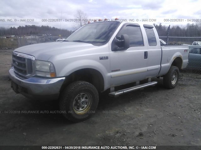 1FTSX31P94EA80358 - 2004 FORD F350 SRW SUPER DUTY SILVER photo 2