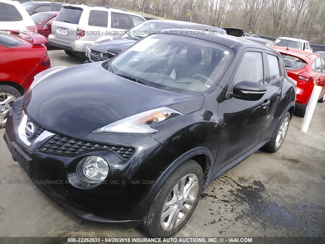 JN8AF5MR8FT503182 - 2015 NISSAN JUKE S/SV/SL/NISMO BLACK photo 2