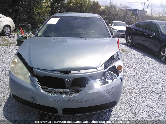 1G2ZF58B474213940 - 2007 PONTIAC G6 VALUE LEADER/BASE BLUE photo 6