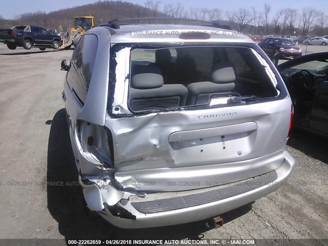 1D4GP45RX4B598930 - 2004 DODGE CARAVAN SXT GRAY photo 6