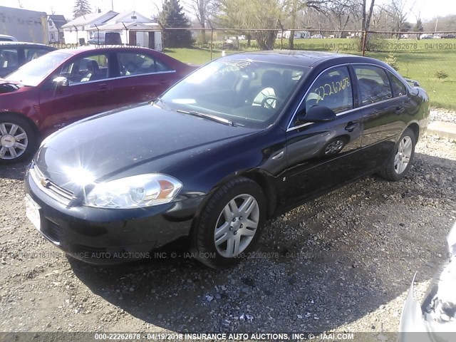 2G1WU581769219070 - 2006 CHEVROLET IMPALA LTZ 黑色 照片 2