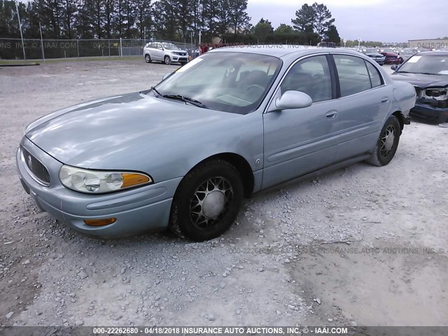 1G4HR54K43U178956 - 2003 BUICK LESABRE LIMITED BLUE photo 2