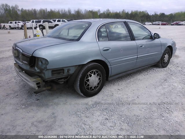 1G4HR54K43U178956 - 2003 BUICK LESABRE LIMITED BLUE photo 4