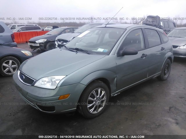 1FAFP37N96W147261 - 2006 FORD FOCUS ZX5 GREEN photo 2