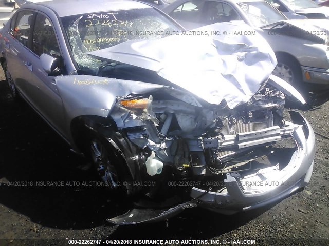 1HGCP2F42BA117379 - 2011 HONDA ACCORD LXP SILVER photo 6