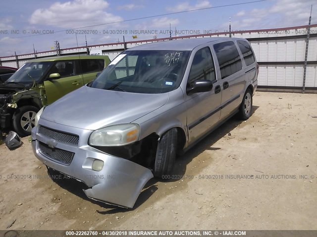 1GNDV23W08D104935 - 2008 CHEVROLET UPLANDER LS SILVER photo 2