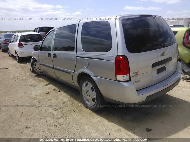 1GNDV23W08D104935 - 2008 CHEVROLET UPLANDER LS SILVER photo 3