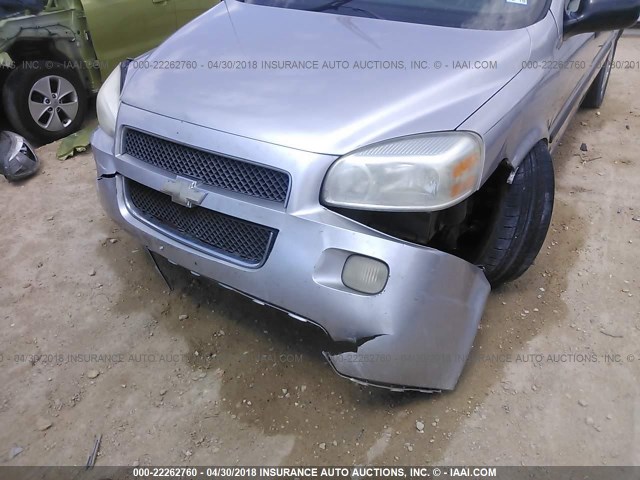 1GNDV23W08D104935 - 2008 CHEVROLET UPLANDER LS SILVER photo 6