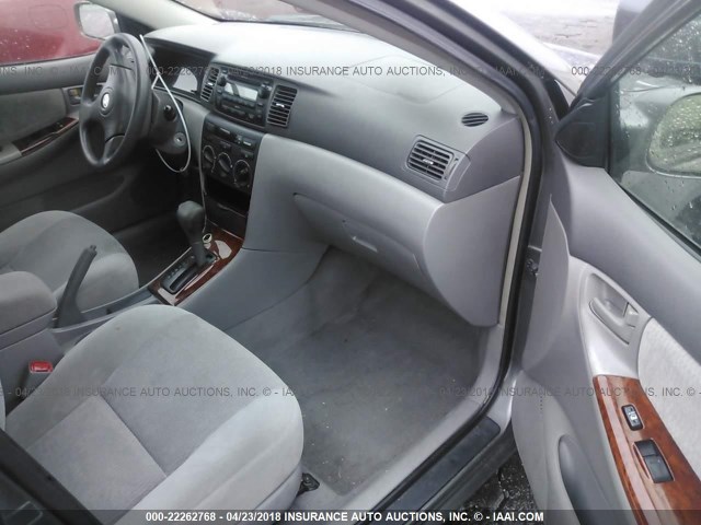 1NXBR32E98Z956103 - 2008 TOYOTA COROLLA CE/LE/S GRAY photo 5