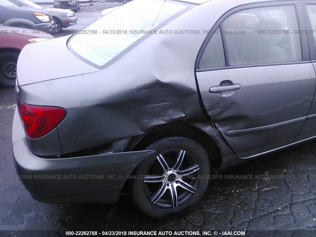 1NXBR32E98Z956103 - 2008 TOYOTA COROLLA CE/LE/S GRAY photo 6