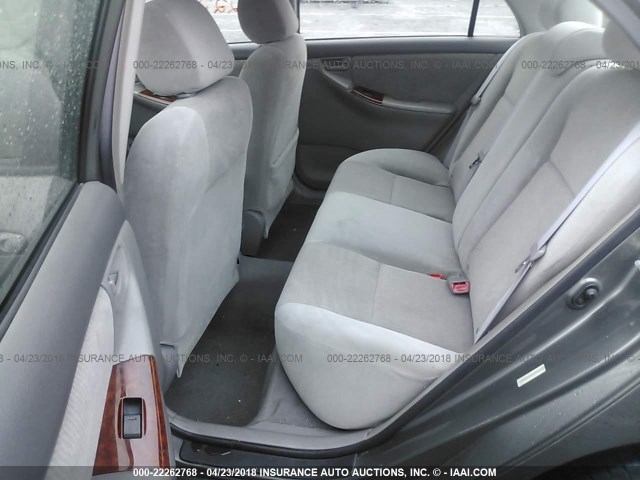 1NXBR32E98Z956103 - 2008 TOYOTA COROLLA CE/LE/S GRAY photo 8