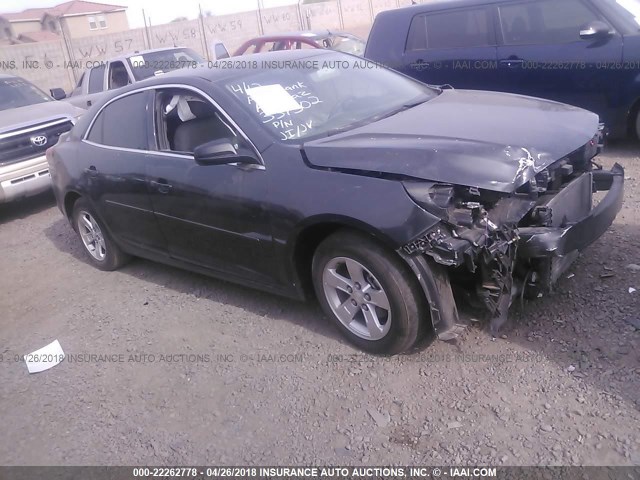1G11B5SL9FF337302 - 2015 CHEVROLET MALIBU LS ნაცრისფერი ფოტო 1