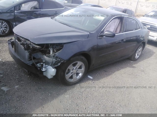 1G11B5SL9FF337302 - 2015 CHEVROLET MALIBU LS ნაცრისფერი ფოტო 2