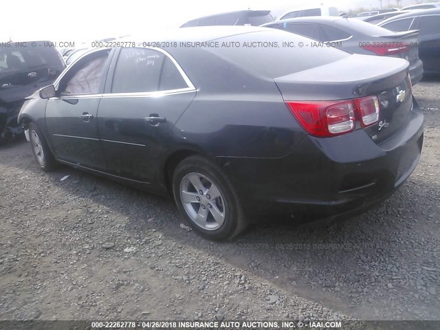 1G11B5SL9FF337302 - 2015 CHEVROLET MALIBU LS ნაცრისფერი ფოტო 3