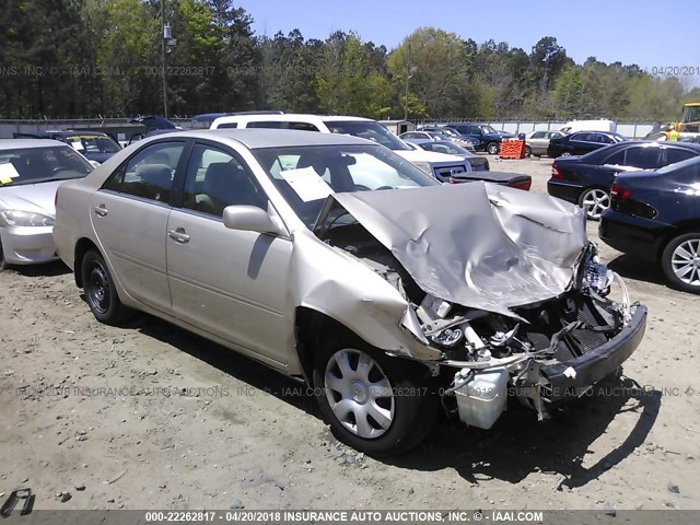 4T1BE32K64U893490 - 2004 TOYOTA CAMRY LE/XLE/SE შამპანური ფოტო 1