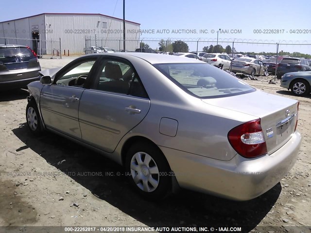 4T1BE32K64U893490 - 2004 TOYOTA CAMRY LE/XLE/SE შამპანური ფოტო 3