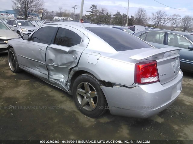 2B3CA3CV1AH237324 - 2010 DODGE CHARGER SXT SILVER photo 3