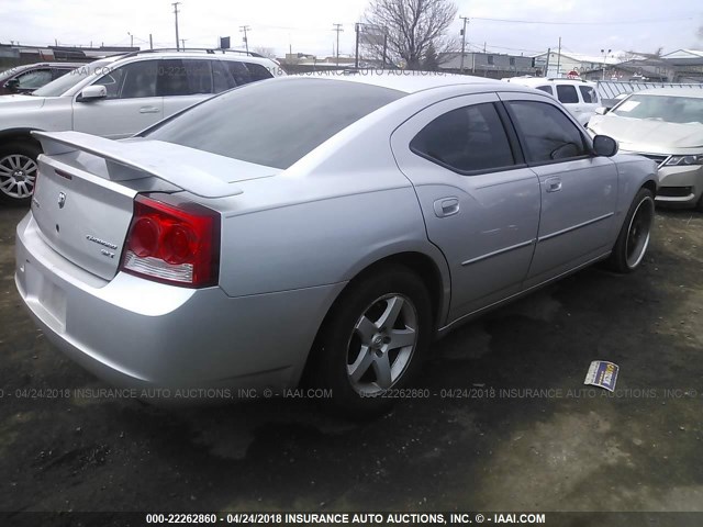 2B3CA3CV1AH237324 - 2010 DODGE CHARGER SXT SILVER photo 4