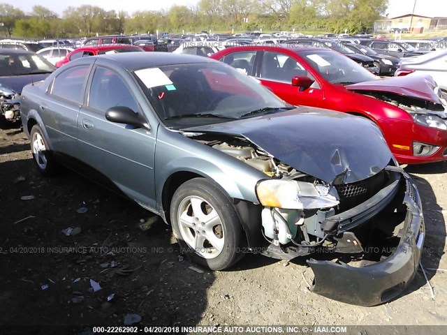 1B3EL46X66N175830 - 2006 DODGE STRATUS SXT BLUE photo 1