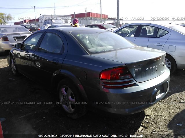 1B3EL46X66N175830 - 2006 DODGE STRATUS SXT BLUE photo 3