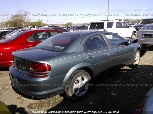 1B3EL46X66N175830 - 2006 DODGE STRATUS SXT BLUE photo 4