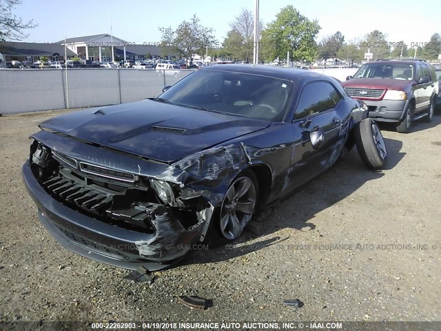 2C3CDZAG6GH312254 - 2016 DODGE CHALLENGER SXT GRAY photo 2