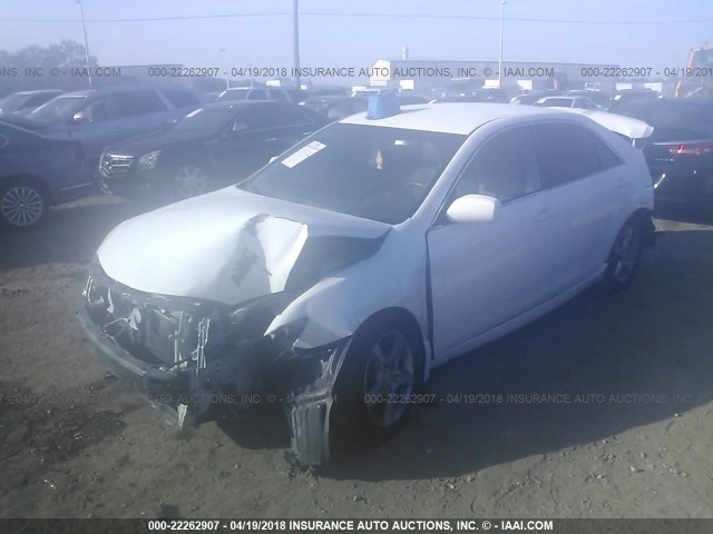 4T1BE46K18U791651 - 2008 TOYOTA CAMRY CE/LE/XLE/SE WHITE photo 2